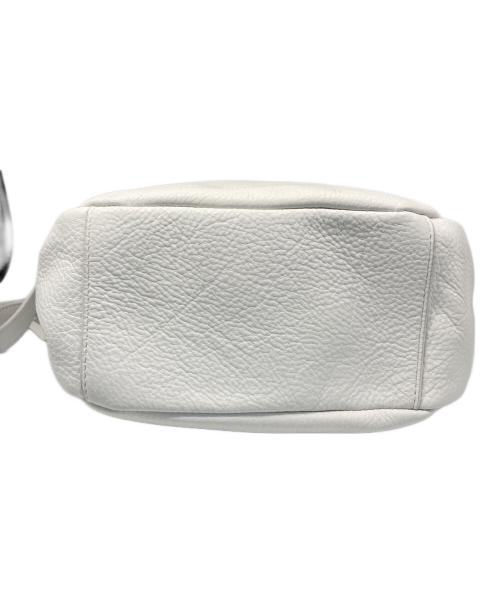 DRESSTERIOR（ドレステリア）DRESSTERIOR (ドレステリア) シュリンクレザーショルダーバッグ ホワイト 未使用品の古着・服飾アイテム