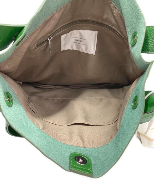 BEAMS（ビームス）BEAMS (ビームス) 別注2wayバッグ グリーンの古着・服飾アイテム