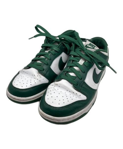 NIKE（ナイキ）NIKE (ナイキ) DUNK LOW RETRO/ダンク ロー レトロ ホワイト×グリーン サイズ:26cm/US 9/UK7.5の古着・服飾アイテム