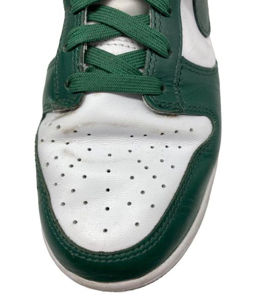 NIKE（ナイキ）NIKE (ナイキ) DUNK LOW RETRO/ダンク ロー レトロ ホワイト×グリーン サイズ:26cm/US 9/UK7.5の古着・服飾アイテム
