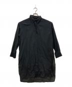 AP STUDIOエーピーストゥディオ）の古着「コットンシルクオーバーシャツ」｜ブラック