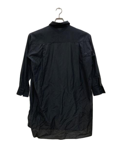 AP STUDIO（エーピーストゥディオ）AP STUDIO (エーピーストゥディオ) コットンシルクオーバーシャツ ブラック サイズ:表記無しの古着・服飾アイテム