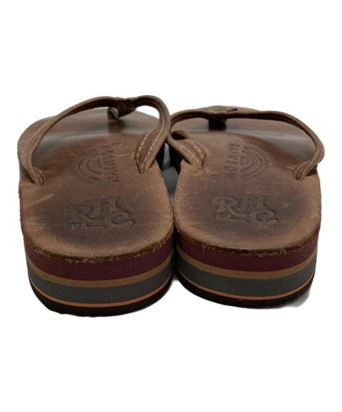 RHC Ron Herman（アールエイチシー ロンハーマン）RHC Ron Herman (アールエイチシー ロンハーマン) RAINBOW (レインボー) サンダル ブラウン サイズ:Freeの古着・服飾アイテム