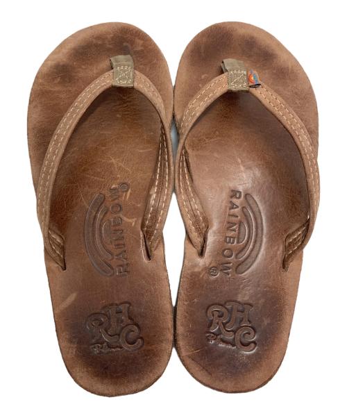 RHC Ron Herman（アールエイチシー ロンハーマン）RHC Ron Herman (アールエイチシー ロンハーマン) RAINBOW (レインボー) サンダル ブラウン サイズ:Freeの古着・服飾アイテム