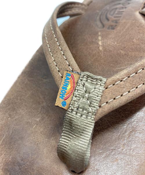 RHC Ron Herman（アールエイチシー ロンハーマン）RHC Ron Herman (アールエイチシー ロンハーマン) RAINBOW (レインボー) サンダル ブラウン サイズ:Freeの古着・服飾アイテム