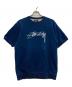 stussy（ステューシー）の古着「半袖スウェット」｜インディゴ