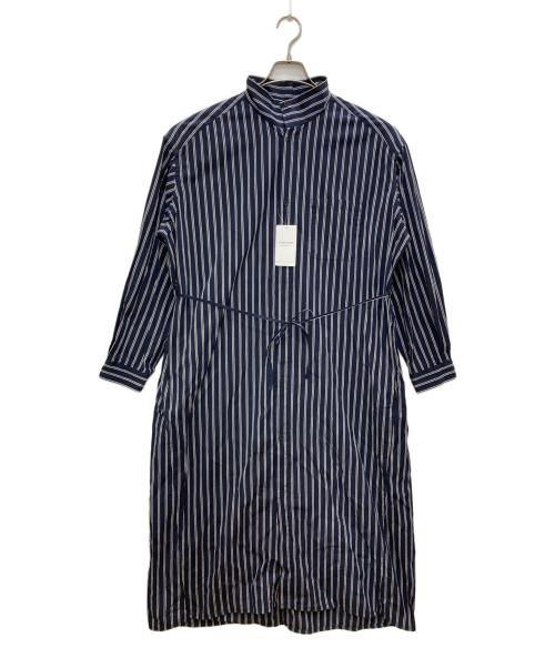 journal standard luxe（ジャーナルスタンダード ラックス）journal standard luxe (ジャーナルスタンダード ラックス) ストライプシャツワンピース ネイビー サイズ:FREE 未使用品の古着・服飾アイテム