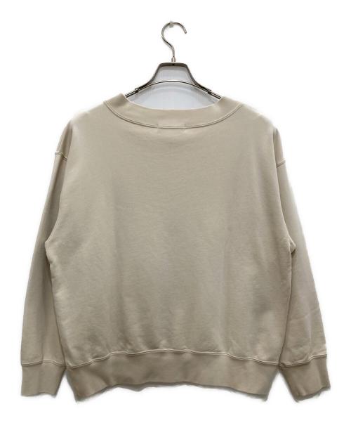 JOURNAL STANDARD relume（ジャーナルスタンダード レリューム）JOURNAL STANDARD relume (ジャーナルスタンダード レリューム) ロゴ刺繍Vネックスウェット ベージュ サイズ:Ｆ 未使用品の古着・服飾アイテム