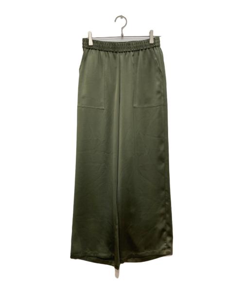 JOURNAL STANDARD relume（ジャーナルスタンダード レリューム）JOURNAL STANDARD relume (ジャーナルスタンダード レリューム) サテンベイカーパンツ カーキ サイズ:38の古着・服飾アイテム