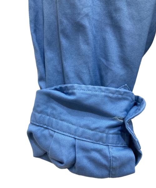 THE NORTH FACE（ザ ノース フェイス）THE NORTH FACE (ザ ノース フェイス) ロングスリーブハーフドームシャツ ブルー サイズ:Ｌの古着・服飾アイテム