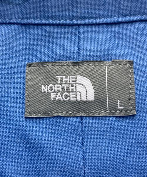 THE NORTH FACE（ザ ノース フェイス）THE NORTH FACE (ザ ノース フェイス) ロングスリーブハーフドームシャツ ブルー サイズ:Ｌの古着・服飾アイテム