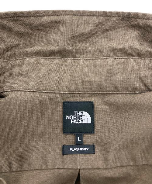 THE NORTH FACE（ザ ノース フェイス）THE NORTH FACE (ザ ノース フェイス) ロングスリーブハーフドームシャツ ブラウン サイズ:Ｌの古着・服飾アイテム