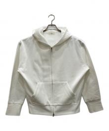 IENA（イエナ）の古着「ダンボールニットジップアップフーディ」｜ホワイト