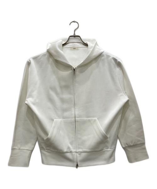 IENA（イエナ）IENA (イエナ) ダンボールニットジップアップフーディ ホワイト サイズ:表記無の古着・服飾アイテム