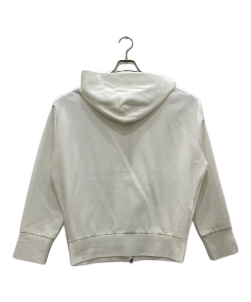 IENA（イエナ）IENA (イエナ) ダンボールニットジップアップフーディ ホワイト サイズ:表記無の古着・服飾アイテム