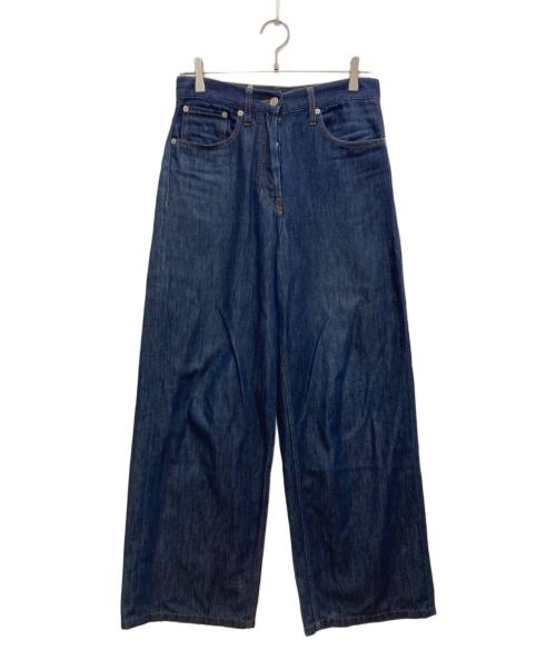 DRIES VAN NOTEN（ドリスヴァンノッテン）DRIES VAN NOTEN (ドリスヴァンノッテン) ワイドレッグデニムパンツ インディゴ サイズ:27の古着・服飾アイテム