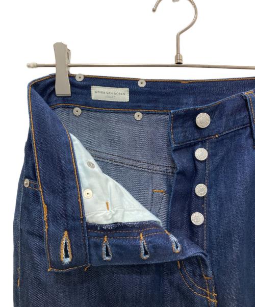 DRIES VAN NOTEN（ドリスヴァンノッテン）DRIES VAN NOTEN (ドリスヴァンノッテン) ワイドレッグデニムパンツ インディゴ サイズ:27の古着・服飾アイテム