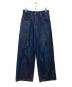 DRIES VAN NOTEN（ドリスヴァンノッテン）の古着「ワイドレッグデニムパンツ」｜インディゴ