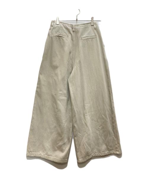 LONSLAN（ロンスラン）LONSLAN (ロンスラン) ワイドパンツ ベージュ サイズ:Ｌの古着・服飾アイテム