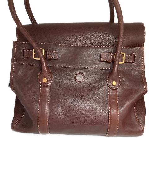 土屋鞄（ツチヤカバン）土屋鞄 (ツチヤカバン) アジール エディターズトートバッグ ブラウンの古着・服飾アイテム