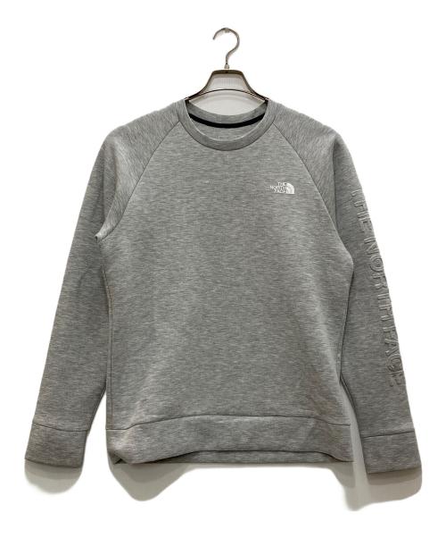 THE NORTH FACE（ザ ノース フェイス）THE NORTH FACE (ザ ノース フェイス) テックウェアスウェットクルー グレー サイズ:Ｌの古着・服飾アイテム