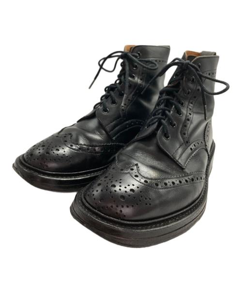 Tricker's（トリッカーズ）Tricker's (トリッカーズ) カントリーブーツ ブラック サイズ:7.5の古着・服飾アイテム