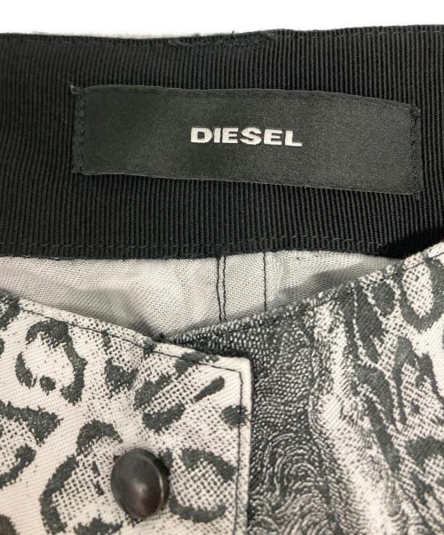 DIESEL（ディーゼル）DIESEL (ディーゼル) long skirt Maksi sijonas Juoda cs/ロングスカート グレー サイズ:26の古着・服飾アイテム