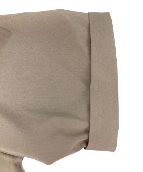 green label relaxing（グリーンレーベルリラクシング）green label relaxing (グリーンレーベルリラクシング) ベルト フレア ショートスリーブ ワンピース ベージュ サイズ:FREEの古着・服飾アイテム