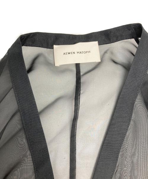 AEWEN MATOPH（イウエン マトフ）AEWEN MATOPH (イウエン マトフ) シアージャケット ブラック サイズ:表記無の古着・服飾アイテム