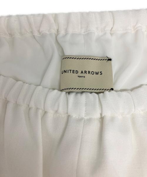 UNITED ARROWS TOKYO（ユナイテッドアローズトウキョウ）UNITED ARROWS TOKYO (ユナイテッドアローズトウキョウ) Spiree Asami/イージーパンツ ホワイト サイズ:38の古着・服飾アイテム