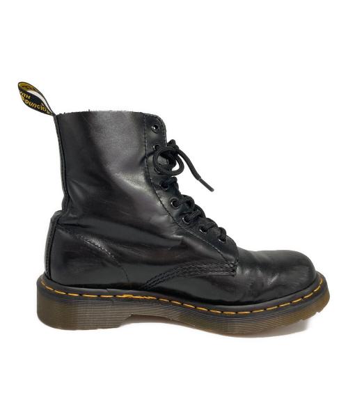Dr.Martens（ドクターマーチン）Dr.Martens (ドクターマーチン) 8ホールブーツ ブラック サイズ:24の古着・服飾アイテム