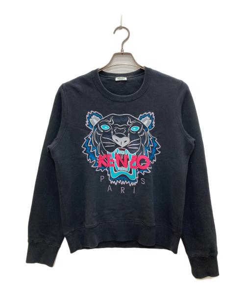 KENZO（ケンゾー）KENZO (ケンゾー) タイガー刺繍スウェット ブラック サイズ:Sの古着・服飾アイテム