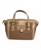 JIMMY CHOOジミーチュウ）の古着「ハンドバッグ」｜ベージュ