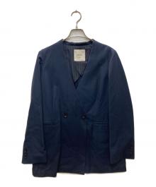 journal standard L'essage（ジャーナルスタンダード レサージュ）の古着「チノ ダブルブレストジャケット」｜ネイビー