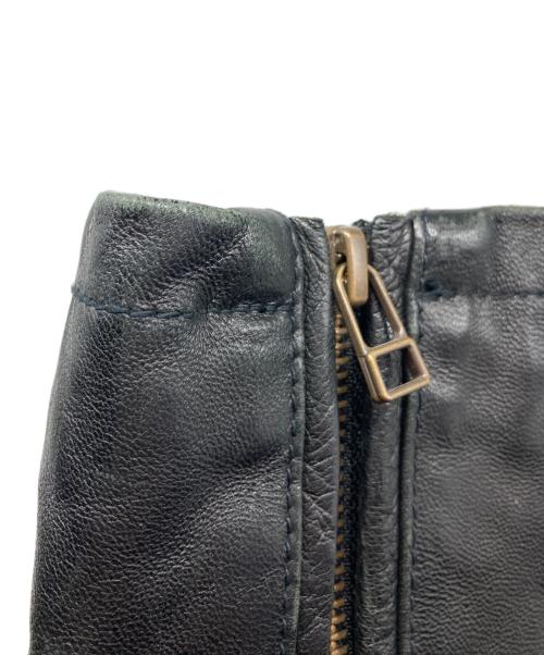 AVIREX（アヴィレックス）AVIREX (アヴィレックス) レザージャケット ブラック サイズ:XLの古着・服飾アイテム