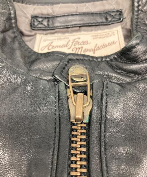 AVIREX（アヴィレックス）AVIREX (アヴィレックス) レザージャケット ブラック サイズ:XLの古着・服飾アイテム