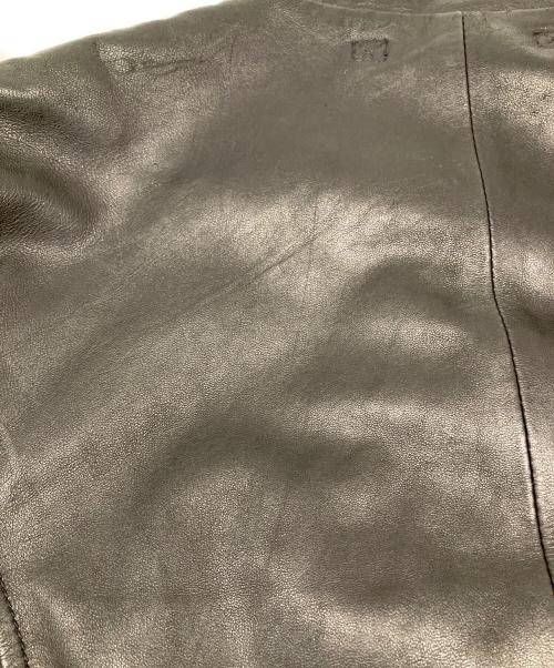 AVIREX（アヴィレックス）AVIREX (アヴィレックス) レザージャケット ブラック サイズ:XLの古着・服飾アイテム