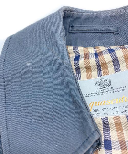 Aquascutum（アクアスキュータム）Aquascutum (アクアスキュータム) トレンチコート ネイビー サイズ:表記無の古着・服飾アイテム
