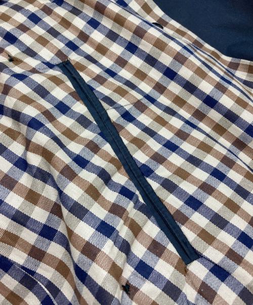 Aquascutum（アクアスキュータム）Aquascutum (アクアスキュータム) トレンチコート ネイビー サイズ:表記無の古着・服飾アイテム