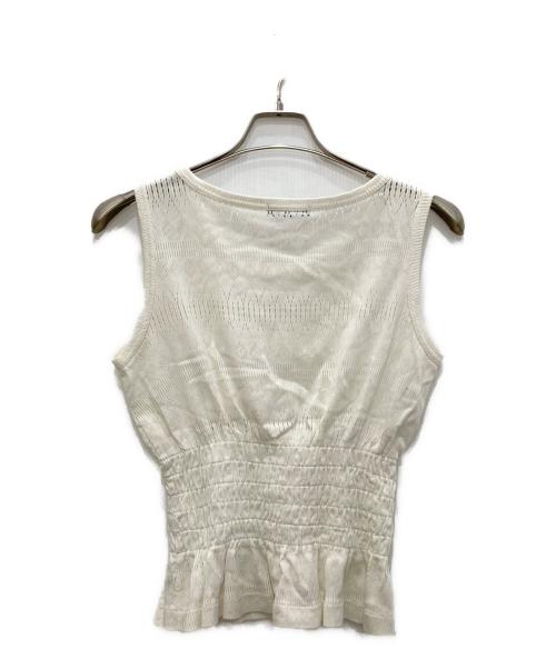 tricot COMME des GARCONS（トリココムデギャルソン）tricot COMME des GARCONS (トリココムデギャルソン) 90`Sノースリーブカットソー ホワイト サイズ:ーの古着・服飾アイテム