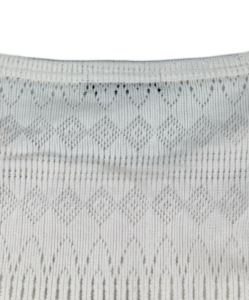 tricot COMME des GARCONS（トリココムデギャルソン）tricot COMME des GARCONS (トリココムデギャルソン) 90`Sノースリーブカットソー ホワイト サイズ:ーの古着・服飾アイテム