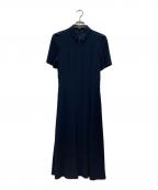 theoryセオリー）の古着「POWDER CREPE CL DART SHIRT/パウダークリープＣＬダートシール」｜ネイビー