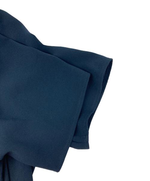 theory（セオリー）theory (セオリー) POWDER CREPE CL DART SHIRT/パウダークリープＣＬダートシール ネイビー サイズ:2の古着・服飾アイテム