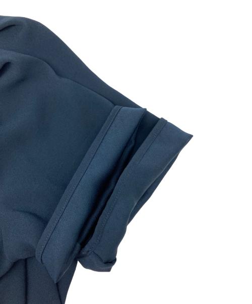 theory（セオリー）theory (セオリー) POWDER CREPE CL DART SHIRT/パウダークリープＣＬダートシール ネイビー サイズ:2の古着・服飾アイテム