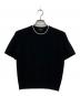 theory（セオリー）の古着「Wooster Crepe Knit Links Links Tee/ウースタークリープニットリンクスリンクスティー」｜ブラック