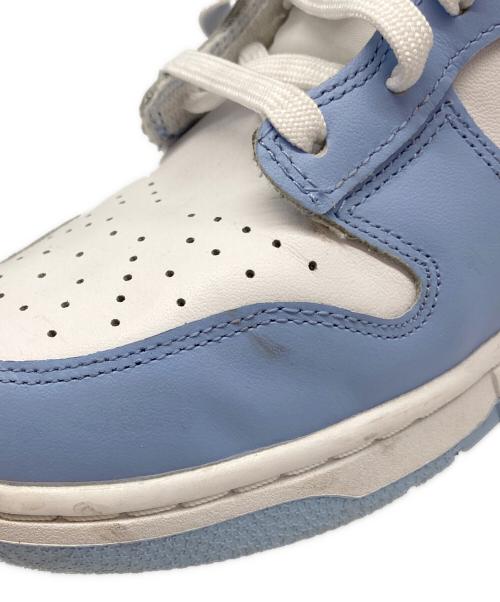NIKE（ナイキ）NIKE (ナイキ) W DUNK HIGH/Ｗダンクハイ ブルー サイズ:CM27.5/US10.5/UK8/EUR42.5/BR40.5/CN275(2.5)の古着・服飾アイテム