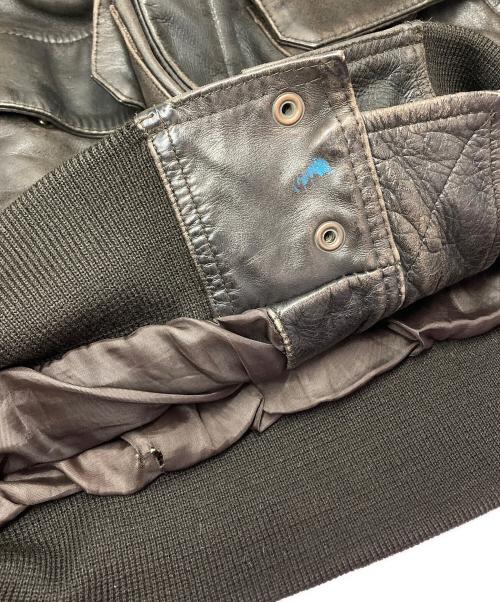 Lee Cooper（リークーパー）Lee Cooper (リークーパー) レザーフライトジャケット ブラウン サイズ:Ⅿの古着・服飾アイテム