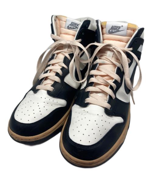 NIKE（ナイキ）NIKE (ナイキ) WMNS DUNK HIGH SE/ウィメンズ　ダンク　ハイ　SE ホワイト×ブラック サイズ:27.5の古着・服飾アイテム
