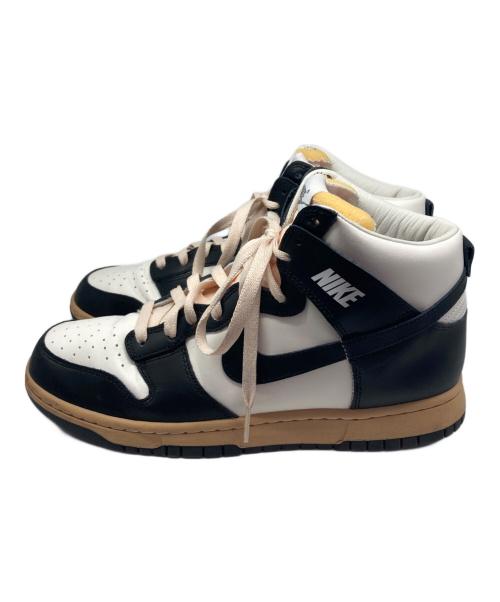 NIKE（ナイキ）NIKE (ナイキ) WMNS DUNK HIGH SE/ウィメンズ　ダンク　ハイ　SE ホワイト×ブラック サイズ:27.5の古着・服飾アイテム