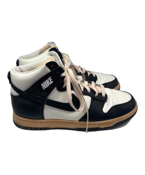 NIKE（ナイキ）NIKE (ナイキ) WMNS DUNK HIGH SE/ウィメンズ　ダンク　ハイ　SE ホワイト×ブラック サイズ:27.5の古着・服飾アイテム